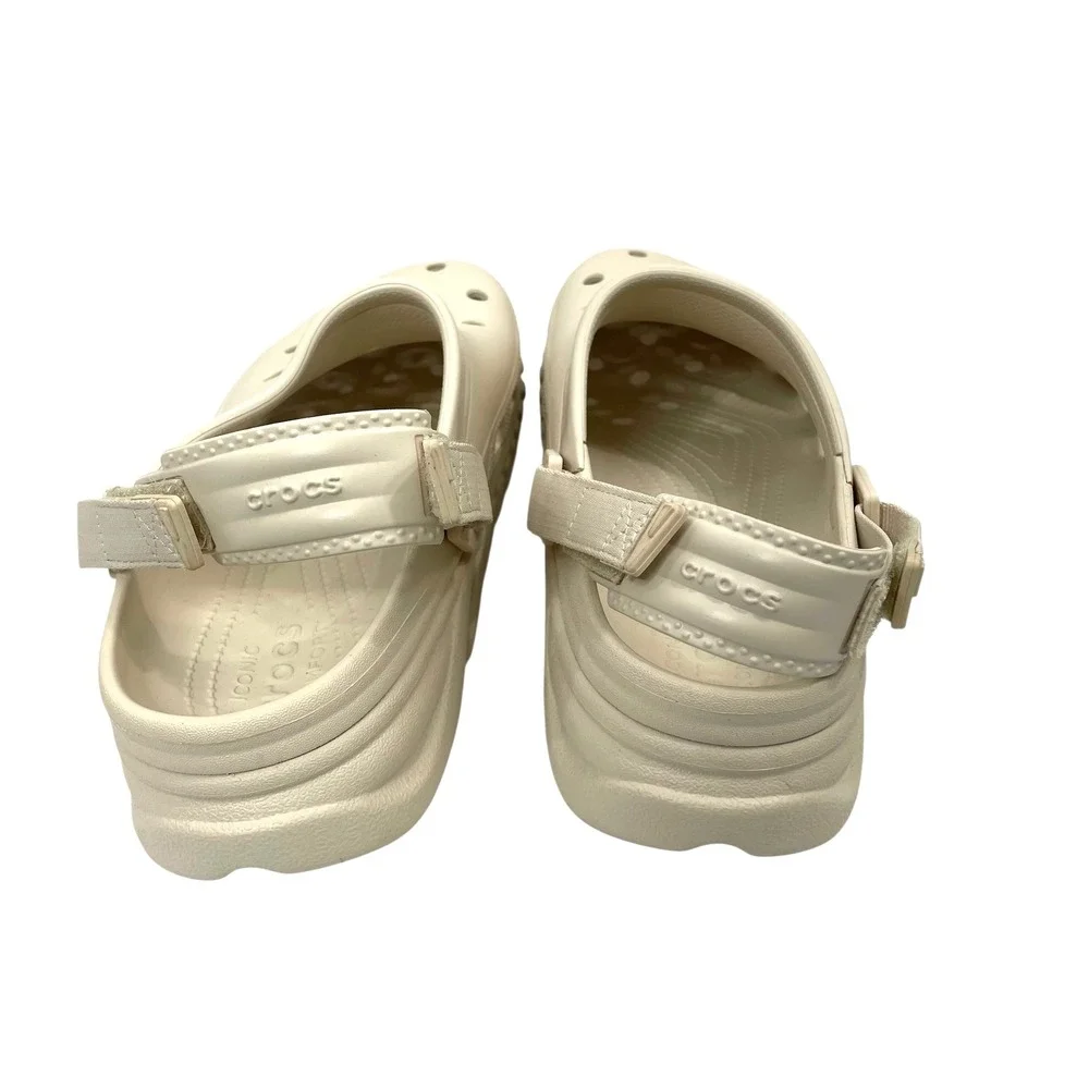 NEW Crocs Duet Max II Clogs Size 11 Mens stucco cream‎